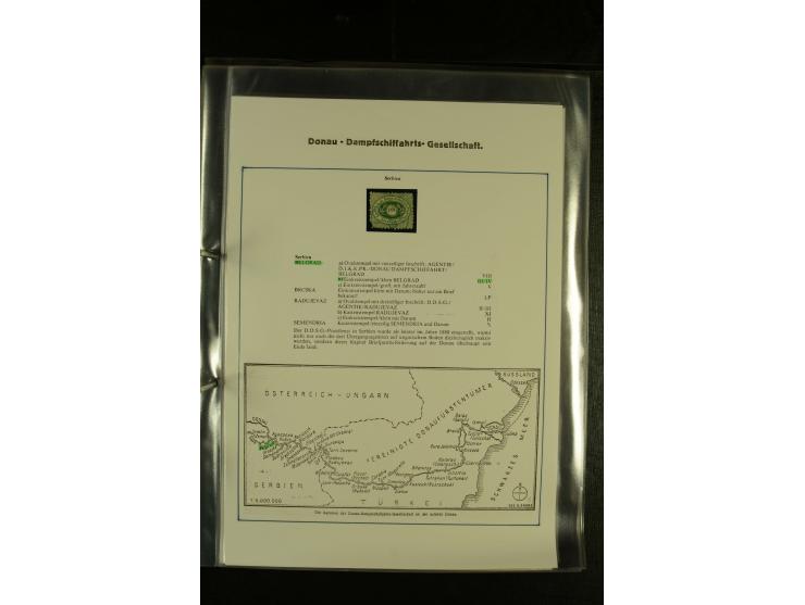 1850/1960 (ca.), interessante Sammlung Schiffspost aus Österreich inkl. Lombardei Venetien, Levante, Italien und der Schweiz 