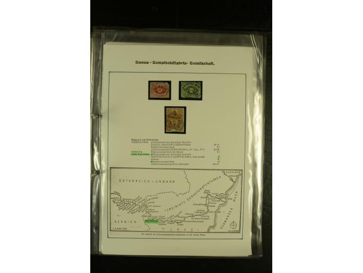 1850/1960 (ca.), interessante Sammlung Schiffspost aus Österreich inkl. Lombardei Venetien, Levante, Italien und der Schweiz 