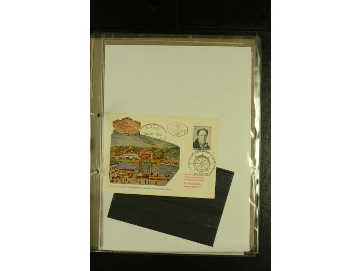 1850/1960 (ca.), interessante Sammlung Schiffspost aus Österreich inkl. Lombardei Venetien, Levante, Italien und der Schweiz 