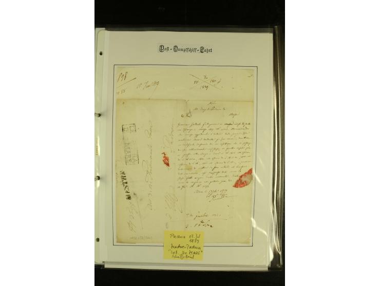 1850/1960 (ca.), interessante Sammlung Schiffspost aus Österreich inkl. Lombardei Venetien, Levante, Italien und der Schweiz 