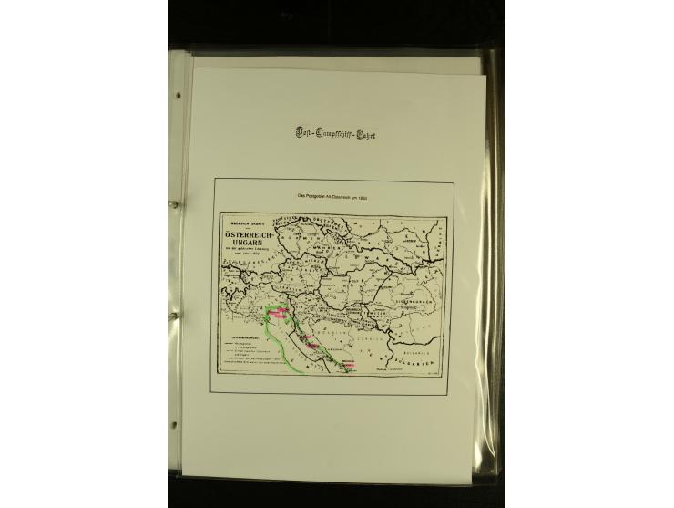 1850/1960 (ca.), interessante Sammlung Schiffspost aus Österreich inkl. Lombardei Venetien, Levante, Italien und der Schweiz 