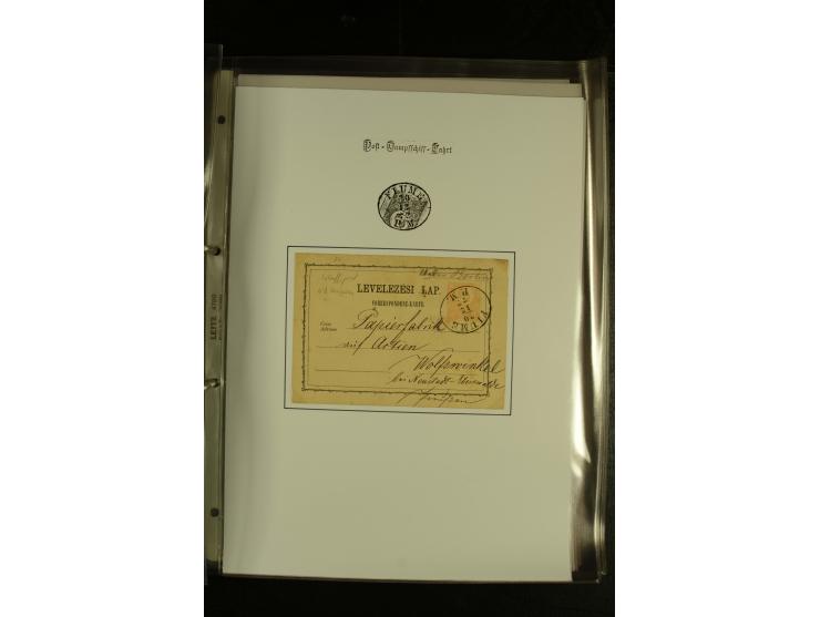 1850/1960 (ca.), interessante Sammlung Schiffspost aus Österreich inkl. Lombardei Venetien, Levante, Italien und der Schweiz 
