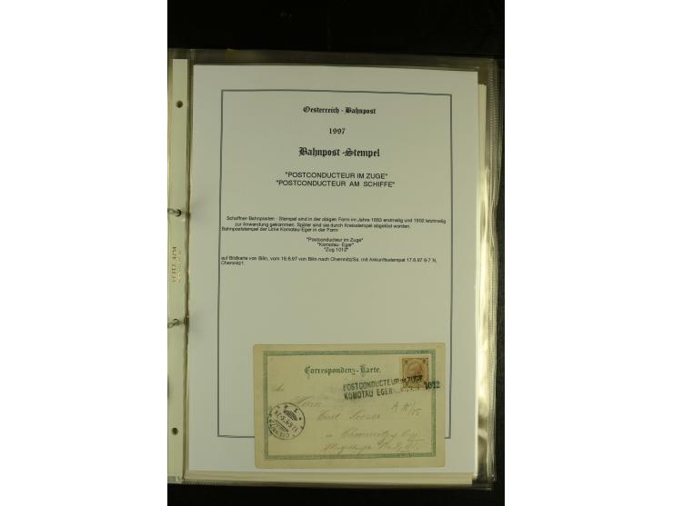 1850/1960 (ca.), interessante Sammlung Schiffspost aus Österreich inkl. Lombardei Venetien, Levante, Italien und der Schweiz 