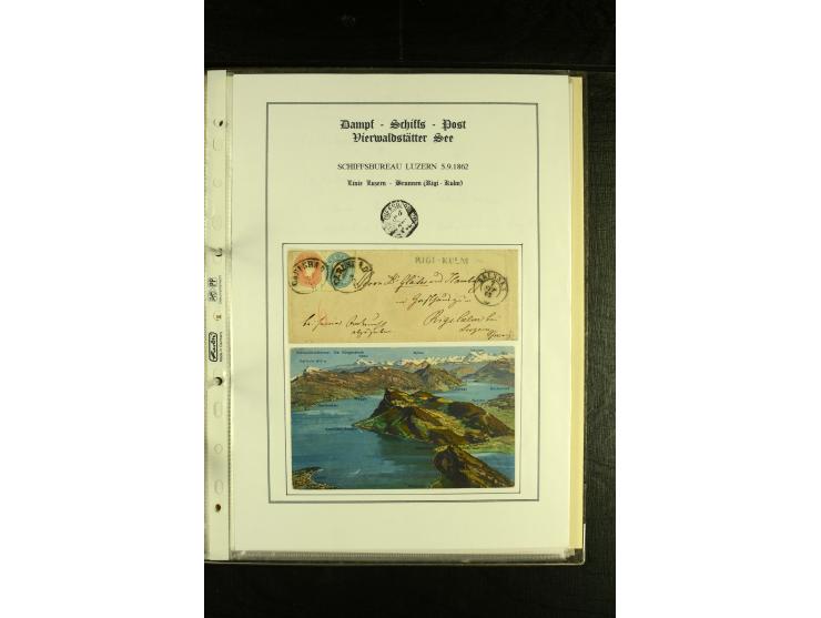 1850/1960 (ca.), interessante Sammlung Schiffspost aus Österreich inkl. Lombardei Venetien, Levante, Italien und der Schweiz 