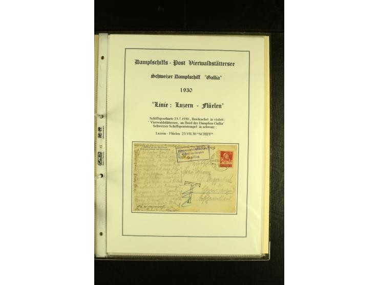 1850/1960 (ca.), interessante Sammlung Schiffspost aus Österreich inkl. Lombardei Venetien, Levante, Italien und der Schweiz 