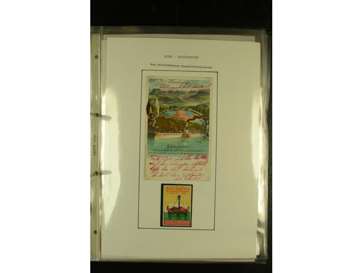 1850/1960 (ca.), interessante Sammlung Schiffspost aus Österreich inkl. Lombardei Venetien, Levante, Italien und der Schweiz 