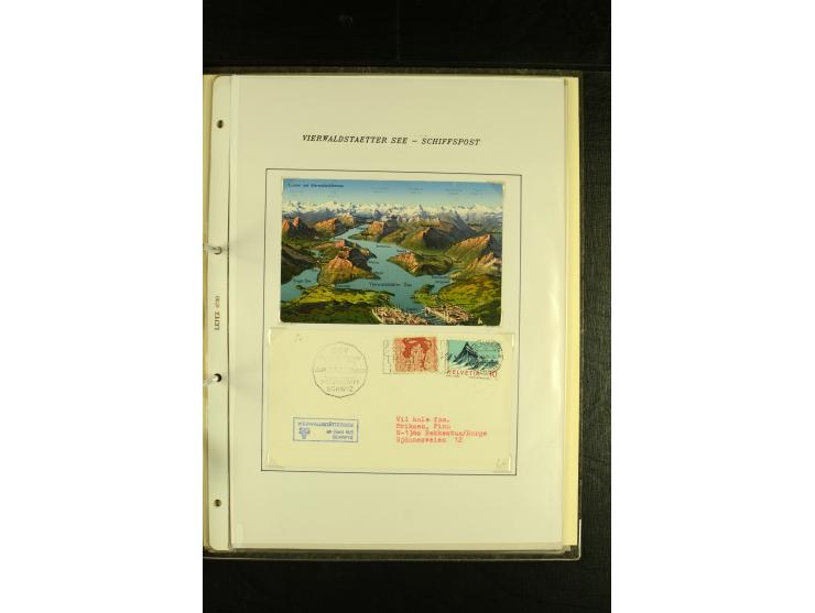 1850/1960 (ca.), interessante Sammlung Schiffspost aus Österreich inkl. Lombardei Venetien, Levante, Italien und der Schweiz 