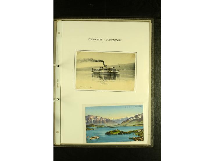 1850/1960 (ca.), interessante Sammlung Schiffspost aus Österreich inkl. Lombardei Venetien, Levante, Italien und der Schweiz 