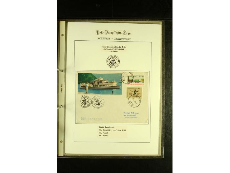 1850/1960 (ca.), interessante Sammlung Schiffspost aus Österreich inkl. Lombardei Venetien, Levante, Italien und der Schweiz 