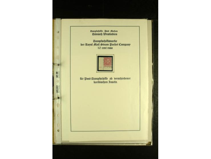 1857/1880 (ca.), interessante kleine Sammlung mit amtlichen und privaten "Dampfschiffsmarken" aus aller Welt, dabei u.a. Russ