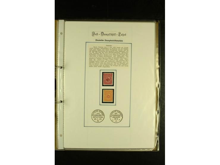 1857/1880 (ca.), interessante kleine Sammlung mit amtlichen und privaten "Dampfschiffsmarken" aus aller Welt, dabei u.a. Russ