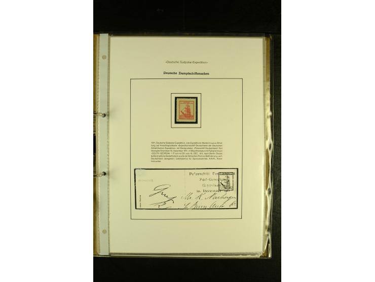 1857/1880 (ca.), interessante kleine Sammlung mit amtlichen und privaten "Dampfschiffsmarken" aus aller Welt, dabei u.a. Russ