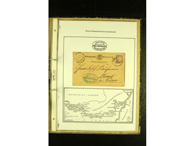 1857/1880 (ca.), interessante kleine Sammlung mit amtlichen und privaten "Dampfschiffsmarken" aus aller Welt, dabei u.a. Russ