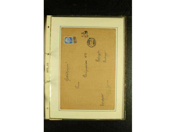 1888/1975, interessante Sammlung  "Finnische Postdampfer-Stempel" mit über 40 Briefen und Karten sowie einigen Briefstücken u