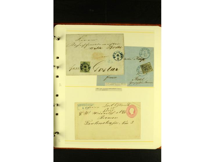 Baden bis Württemberg, sehr schöne ungebrauchte/postfrische und gestempelte Sammlung mit vielen Briefen, dabei viele bessere 