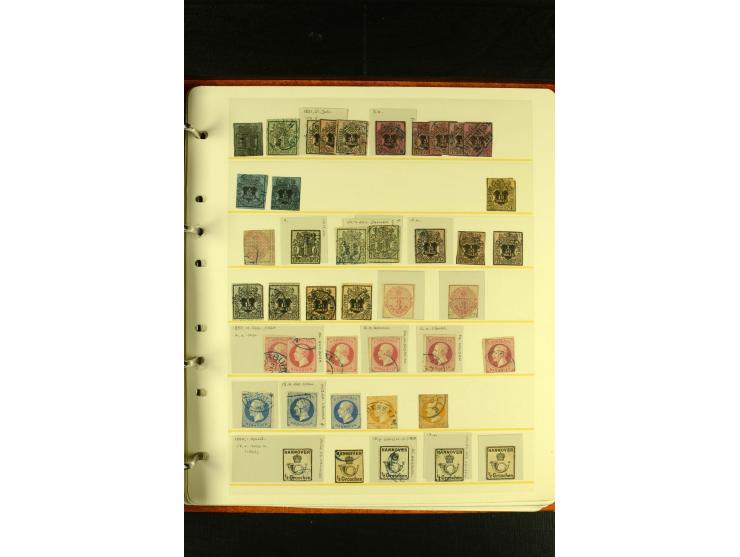 Baden bis Württemberg, sehr schöne ungebrauchte/postfrische und gestempelte Sammlung mit vielen Briefen, dabei viele bessere 