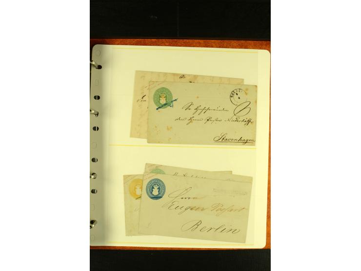 Baden bis Württemberg, sehr schöne ungebrauchte/postfrische und gestempelte Sammlung mit vielen Briefen, dabei viele bessere 