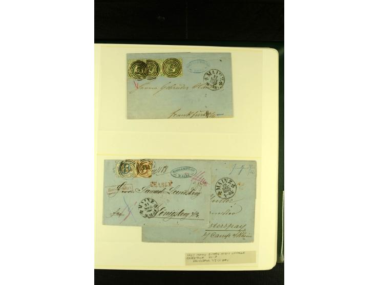 Baden bis Württemberg, sehr schöne ungebrauchte/postfrische und gestempelte Sammlung mit vielen Briefen, dabei viele bessere 