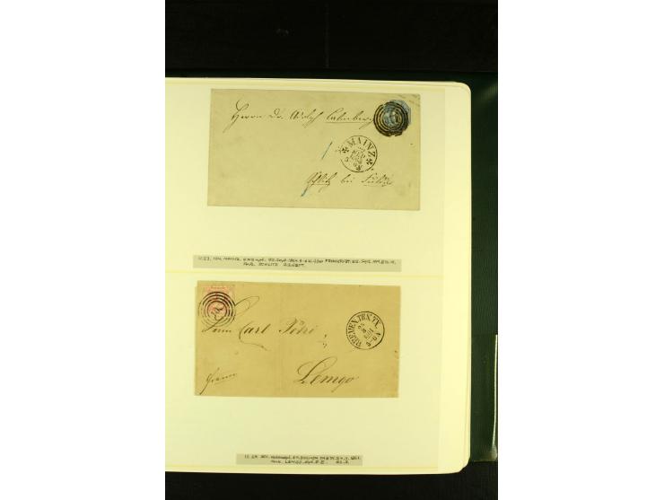 Baden bis Württemberg, sehr schöne ungebrauchte/postfrische und gestempelte Sammlung mit vielen Briefen, dabei viele bessere 