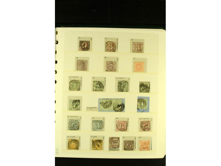 Baden bis Württemberg, sehr schöne ungebrauchte/postfrische und gestempelte Sammlung mit vielen Briefen, dabei viele bessere 