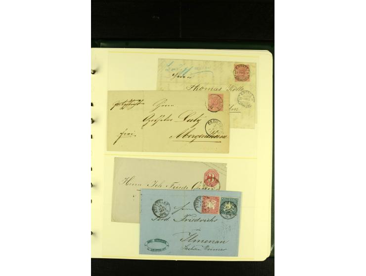 Baden bis Württemberg, sehr schöne ungebrauchte/postfrische und gestempelte Sammlung mit vielen Briefen, dabei viele bessere 