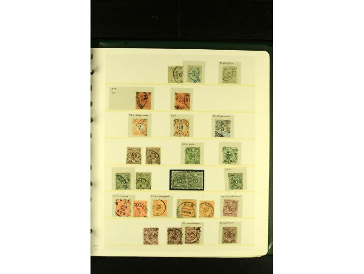 Baden bis Württemberg, sehr schöne ungebrauchte/postfrische und gestempelte Sammlung mit vielen Briefen, dabei viele bessere 