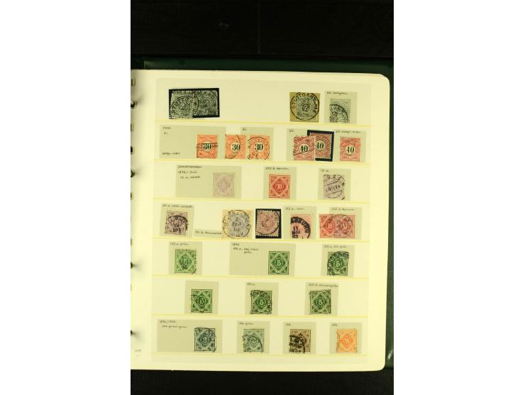 Baden bis Württemberg, sehr schöne ungebrauchte/postfrische und gestempelte Sammlung mit vielen Briefen, dabei viele bessere 