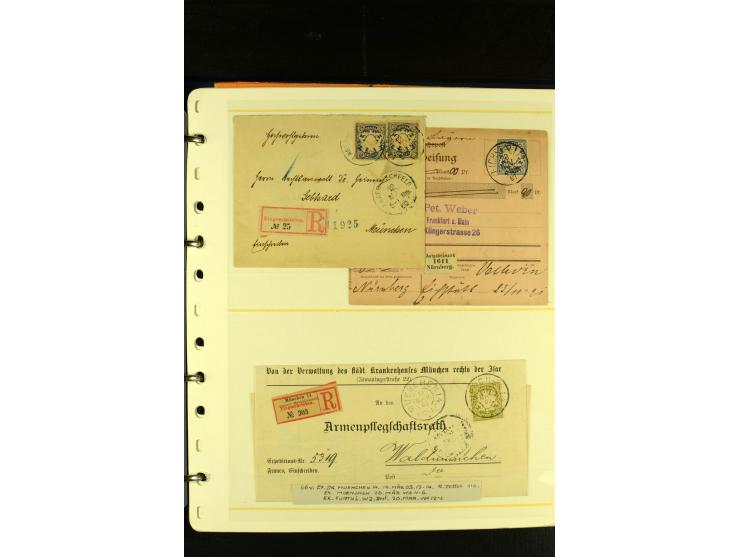 Baden bis Württemberg, sehr schöne ungebrauchte/postfrische und gestempelte Sammlung mit vielen Briefen, dabei viele bessere 