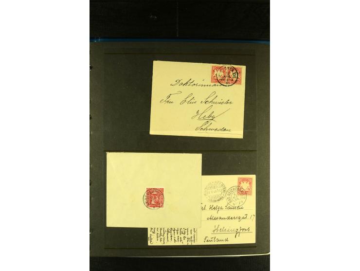 Baden bis Württemberg, sehr schöne ungebrauchte/postfrische und gestempelte Sammlung mit vielen Briefen, dabei viele bessere 