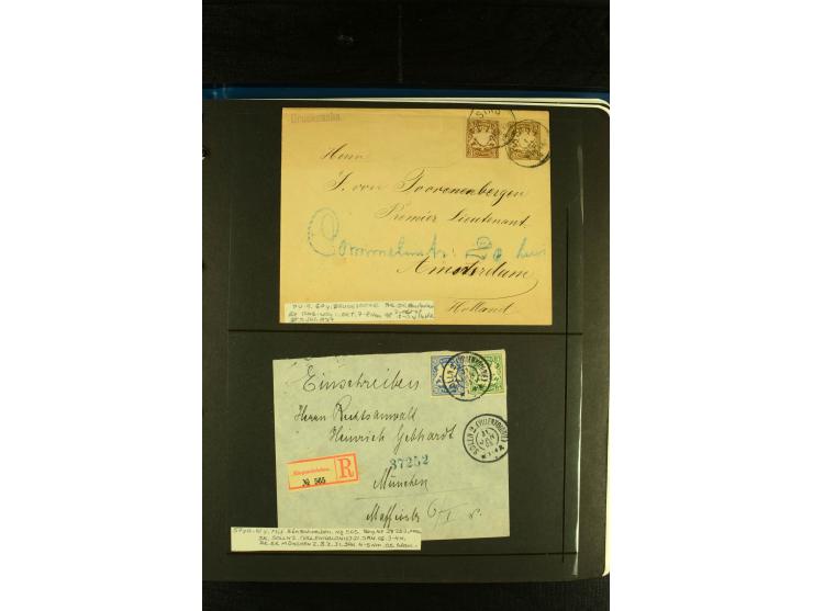 Baden bis Württemberg, sehr schöne ungebrauchte/postfrische und gestempelte Sammlung mit vielen Briefen, dabei viele bessere 