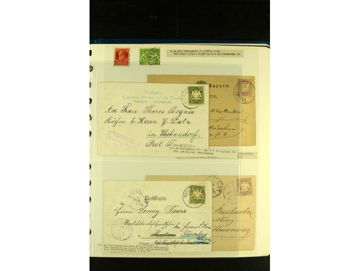 Baden bis Württemberg, sehr schöne ungebrauchte/postfrische und gestempelte Sammlung mit vielen Briefen, dabei viele bessere 