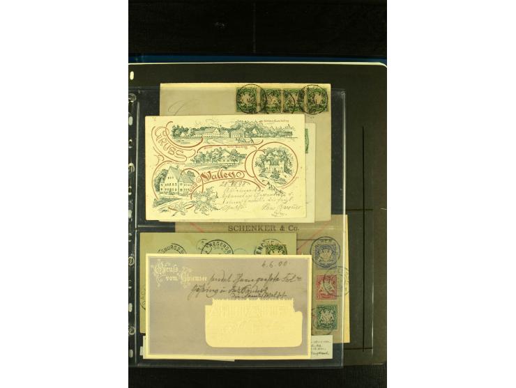 Baden bis Württemberg, sehr schöne ungebrauchte/postfrische und gestempelte Sammlung mit vielen Briefen, dabei viele bessere 