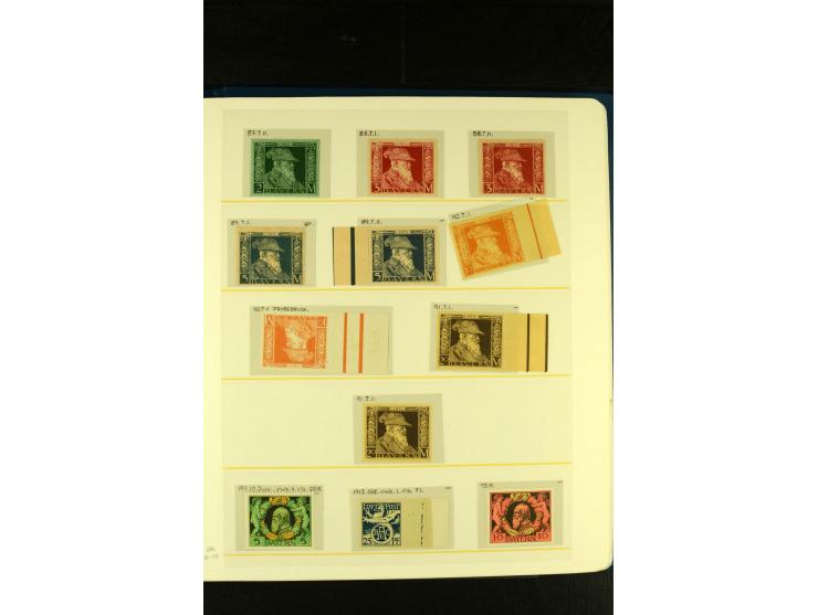 Baden bis Württemberg, sehr schöne ungebrauchte/postfrische und gestempelte Sammlung mit vielen Briefen, dabei viele bessere 