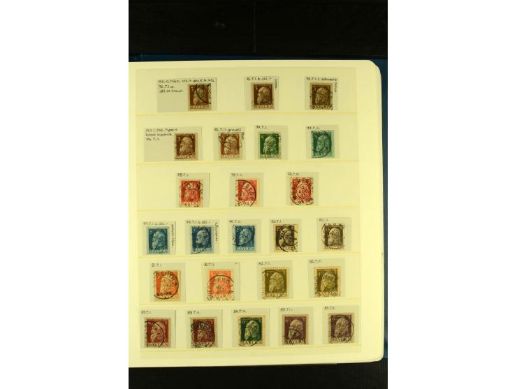 Baden bis Württemberg, sehr schöne ungebrauchte/postfrische und gestempelte Sammlung mit vielen Briefen, dabei viele bessere 