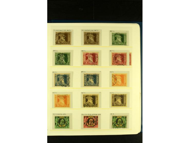 Baden bis Württemberg, sehr schöne ungebrauchte/postfrische und gestempelte Sammlung mit vielen Briefen, dabei viele bessere 