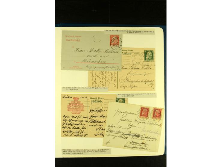 Baden bis Württemberg, sehr schöne ungebrauchte/postfrische und gestempelte Sammlung mit vielen Briefen, dabei viele bessere 