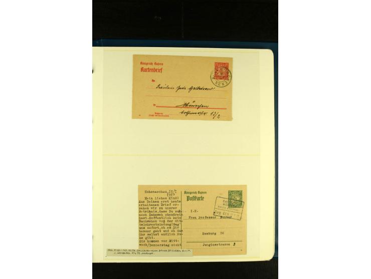 Baden bis Württemberg, sehr schöne ungebrauchte/postfrische und gestempelte Sammlung mit vielen Briefen, dabei viele bessere 