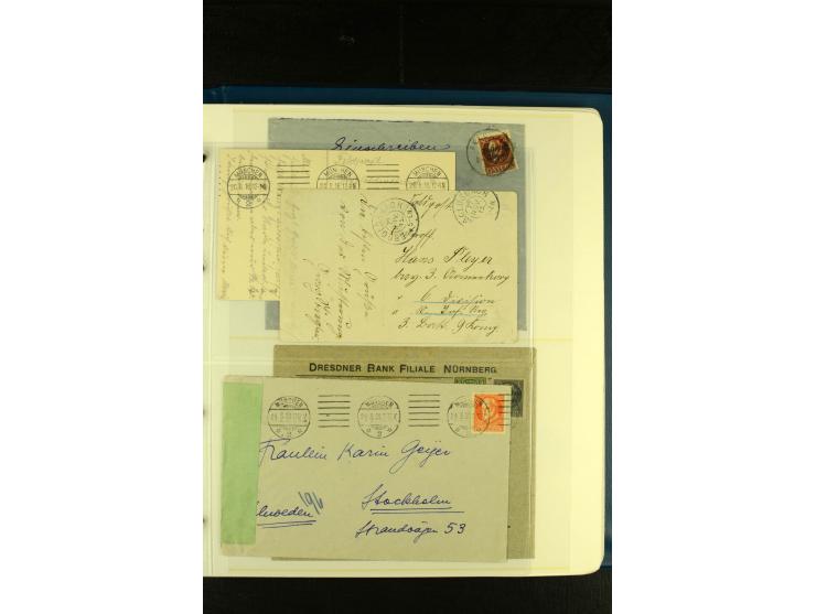 Baden bis Württemberg, sehr schöne ungebrauchte/postfrische und gestempelte Sammlung mit vielen Briefen, dabei viele bessere 