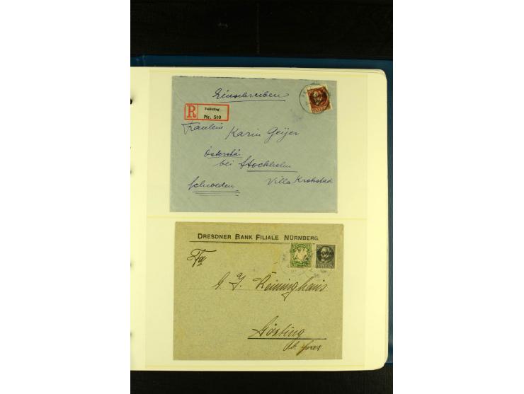 Baden bis Württemberg, sehr schöne ungebrauchte/postfrische und gestempelte Sammlung mit vielen Briefen, dabei viele bessere 