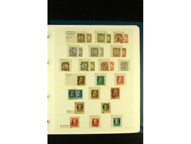 Baden bis Württemberg, sehr schöne ungebrauchte/postfrische und gestempelte Sammlung mit vielen Briefen, dabei viele bessere 