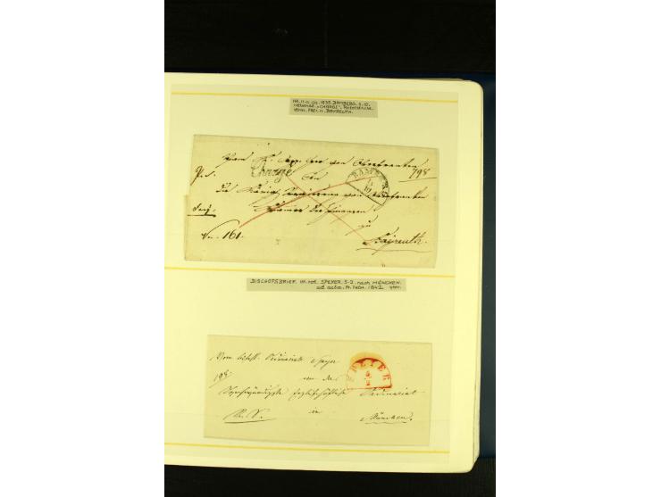 Baden bis Württemberg, sehr schöne ungebrauchte/postfrische und gestempelte Sammlung mit vielen Briefen, dabei viele bessere 