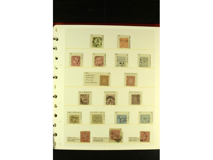 Baden bis Württemberg, sehr schöne ungebrauchte/postfrische und gestempelte Sammlung mit vielen Briefen, dabei viele bessere 