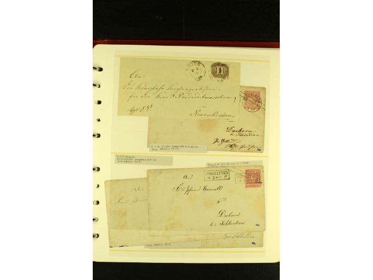 Baden bis Württemberg, sehr schöne ungebrauchte/postfrische und gestempelte Sammlung mit vielen Briefen, dabei viele bessere 
