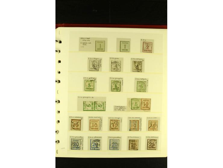 Baden bis Württemberg, sehr schöne ungebrauchte/postfrische und gestempelte Sammlung mit vielen Briefen, dabei viele bessere 