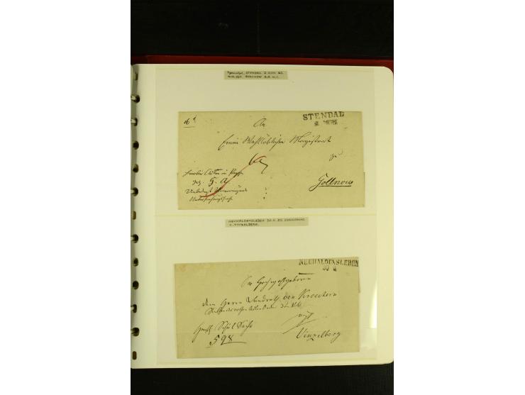 Baden bis Württemberg, sehr schöne ungebrauchte/postfrische und gestempelte Sammlung mit vielen Briefen, dabei viele bessere 