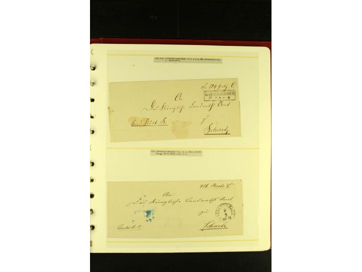 Baden bis Württemberg, sehr schöne ungebrauchte/postfrische und gestempelte Sammlung mit vielen Briefen, dabei viele bessere 
