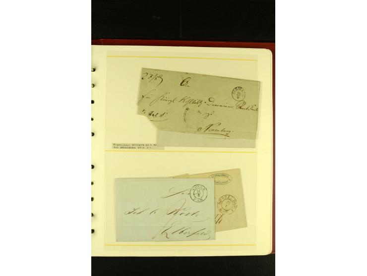Baden bis Württemberg, sehr schöne ungebrauchte/postfrische und gestempelte Sammlung mit vielen Briefen, dabei viele bessere 