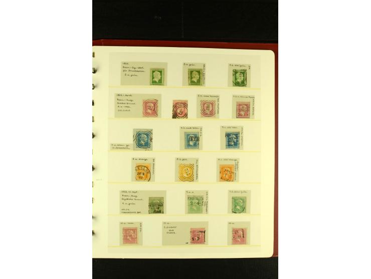 Baden bis Württemberg, sehr schöne ungebrauchte/postfrische und gestempelte Sammlung mit vielen Briefen, dabei viele bessere 