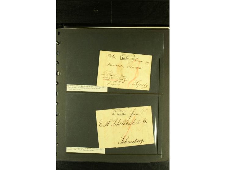 Baden bis Württemberg, sehr schöne ungebrauchte/postfrische und gestempelte Sammlung mit vielen Briefen, dabei viele bessere 