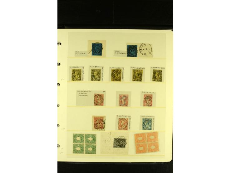 Baden bis Württemberg, sehr schöne ungebrauchte/postfrische und gestempelte Sammlung mit vielen Briefen, dabei viele bessere 